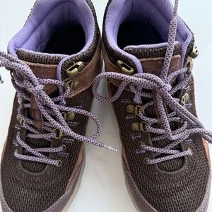 Vionic Cypress Ankle Boots Booties Shoes Womens Size 6 Medium Brown Suede Hiking